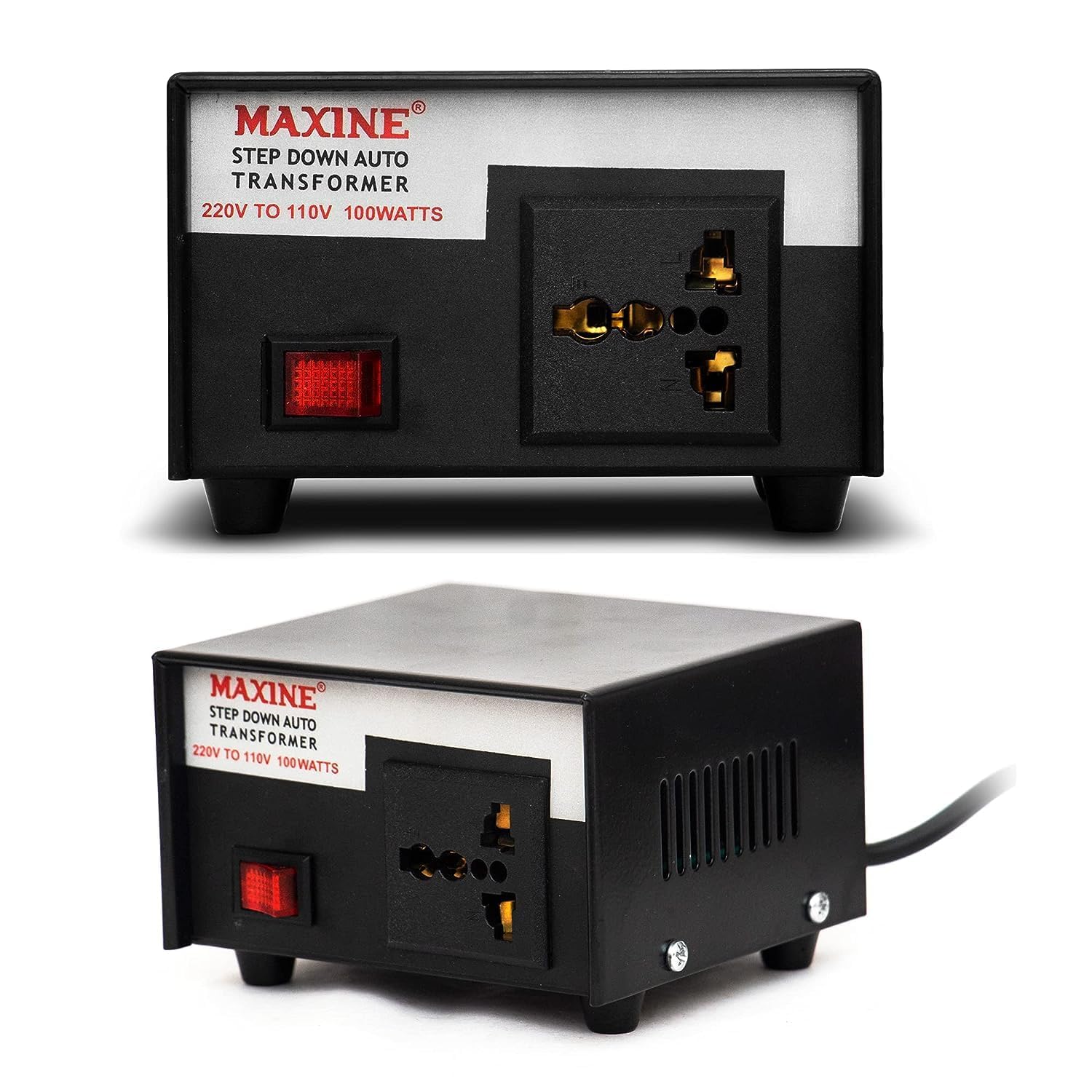 Maxine 220V to 110V Step Down Voltage Converter | 100W Transformer for US Appliances used in India | Compact Travel-Friendly | Heavy-Duty Step Down Transformer-image-35