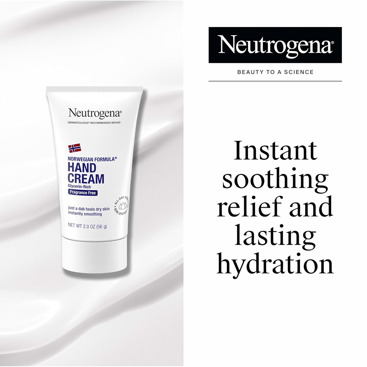 Neutrogena Norwegian Formula Moisturizing Hand Cream & Lotion for Dry Hands, Fragrance Free Glycerin Concentrated Relief, Over 200 Uses, 6 Pack, 2 oz Each (Total 12 Fl Oz)
