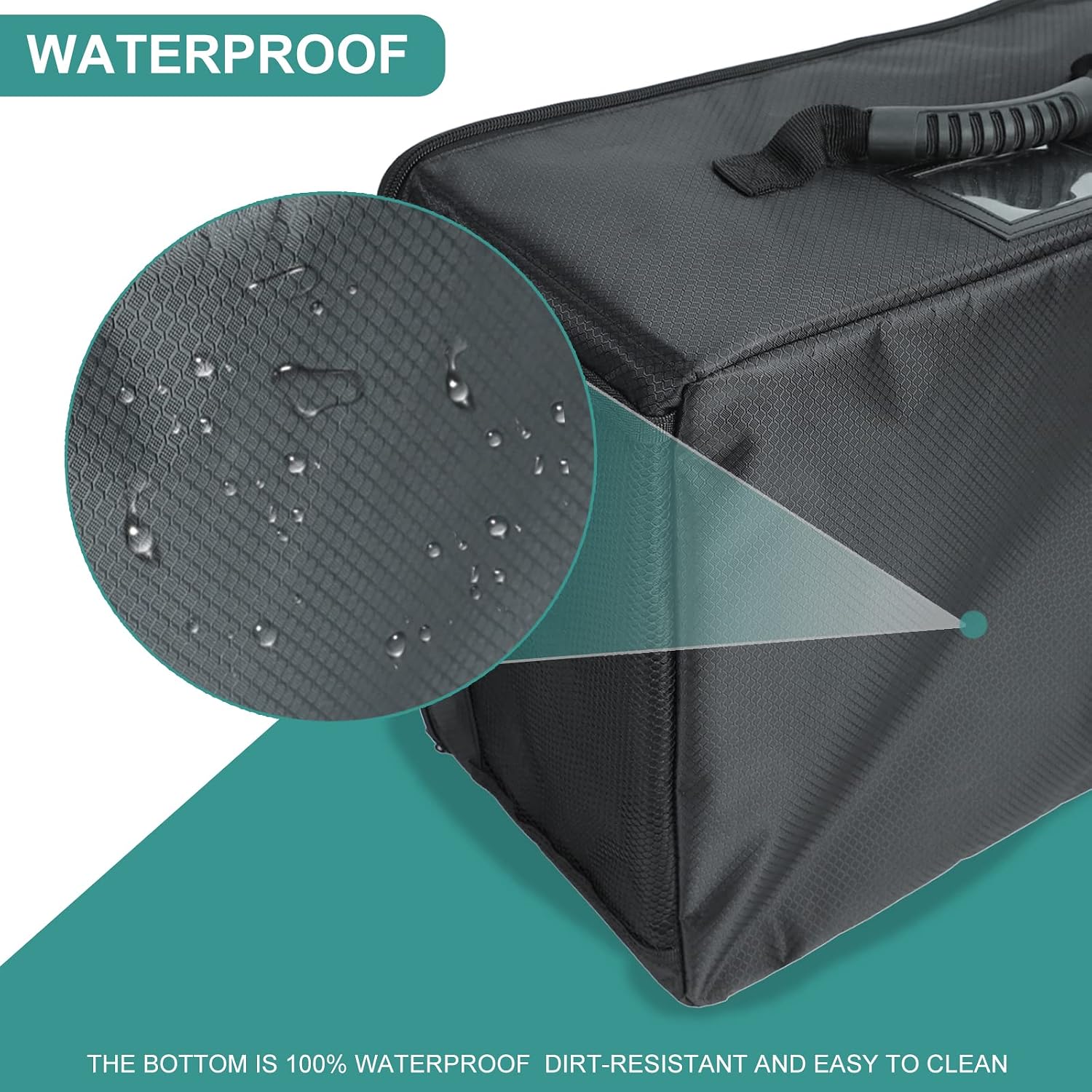 Golf Trunk Organizer, Waterproof Collapsible Golf Trunk Organizer and Storage for Car