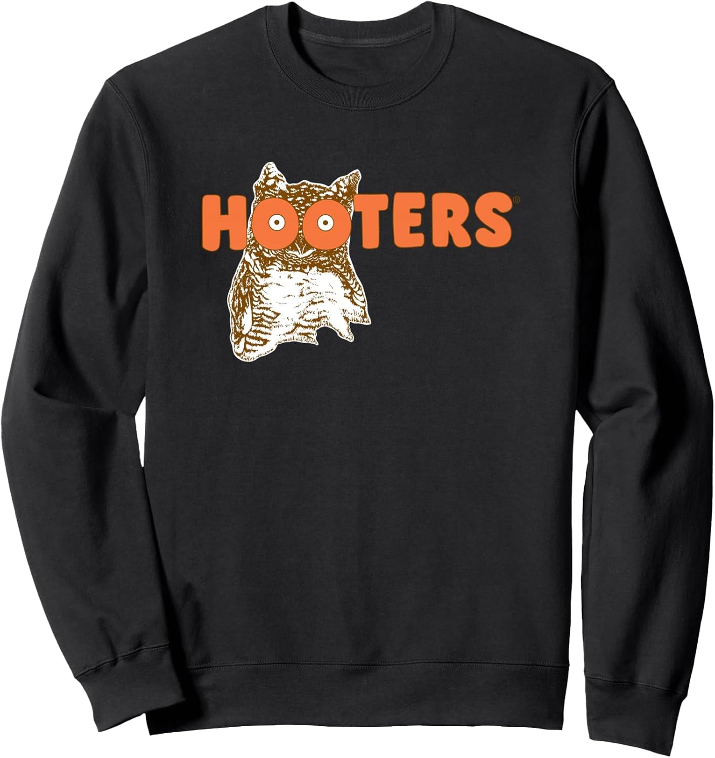 Hooters Throwback Logo Front and Back Wing Restaurant Sweatshirt