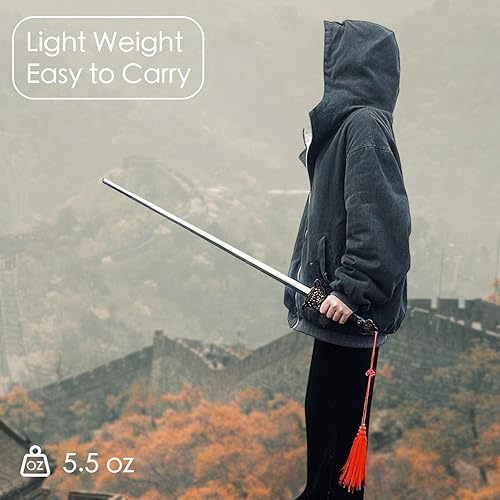Miniatura 2 de Espada de Tai Chi de 36 pulgadas, espada china de Kung Fu con funda de nailon, espada retráctil para práctica, entrenamiento, colección y regalos