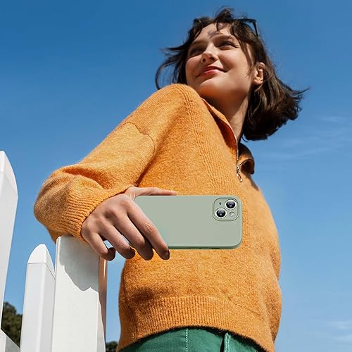 Miniatura 209 de Miracase - Funda diseñada para iPhone 11 con protector de pantalla, funda de goma de silicona líquida, protección total contra caídas y a prueba