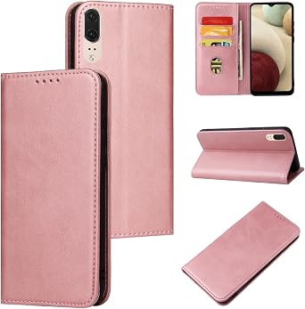 Flip Cover Compatible with Huawei P20 Pro L09 Magnetic Closure Stand Card Slot Wallet Phone Case Pink