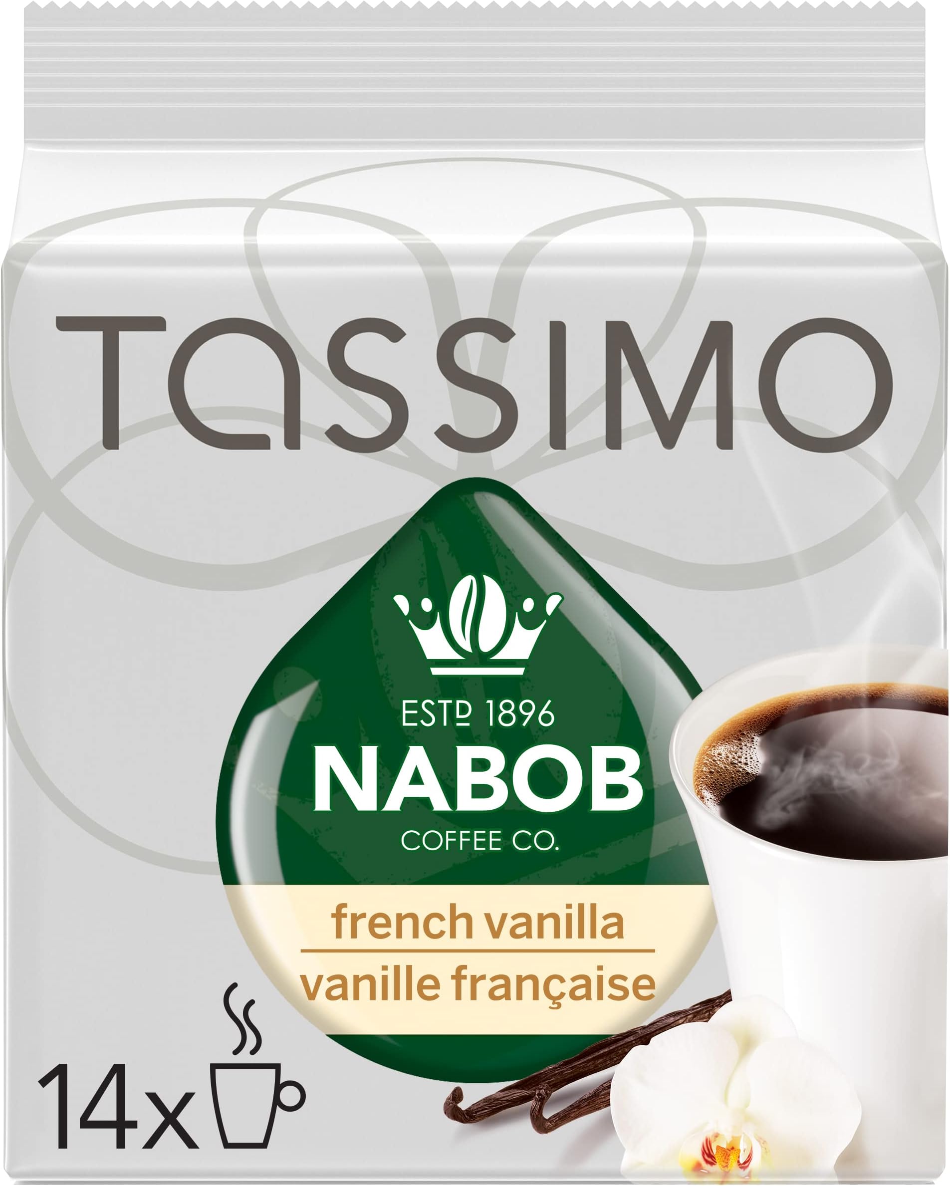 Cafe Collection French Vanilla Coffee (Medium), 14-Count T-Discs for Tassimo Coffeemakers