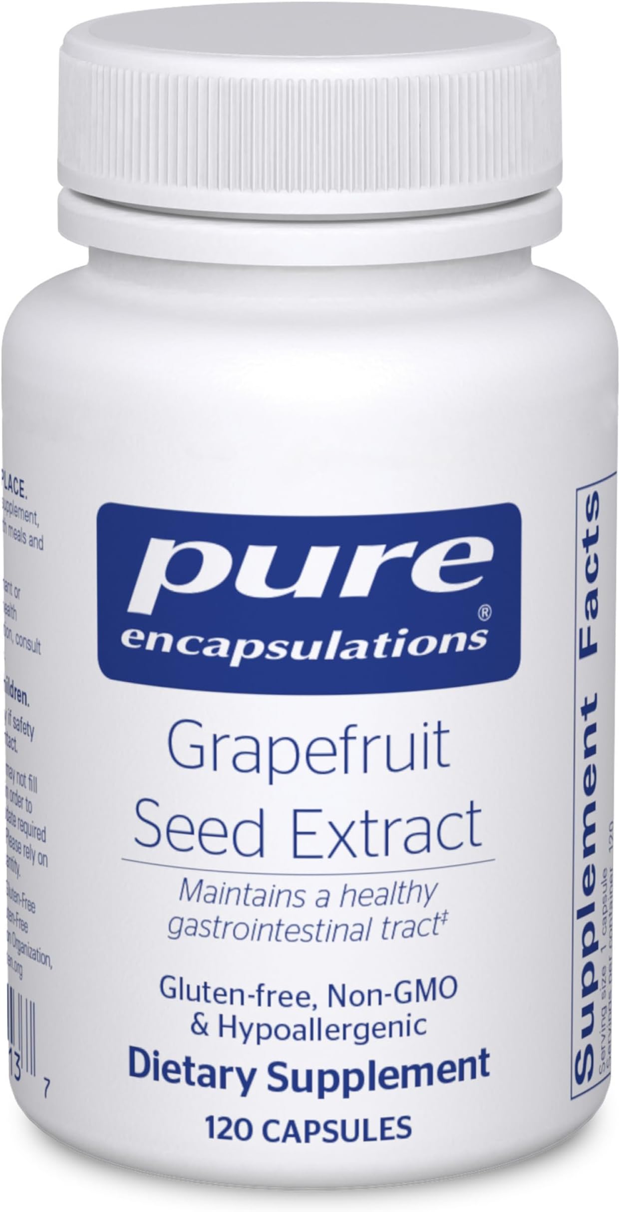 Pure Encapsulations Grapefruit Seed Extract | Supplement to Support the Balance of Intestinal Microorganisms and G.I. Tract* | 120 Capsules
