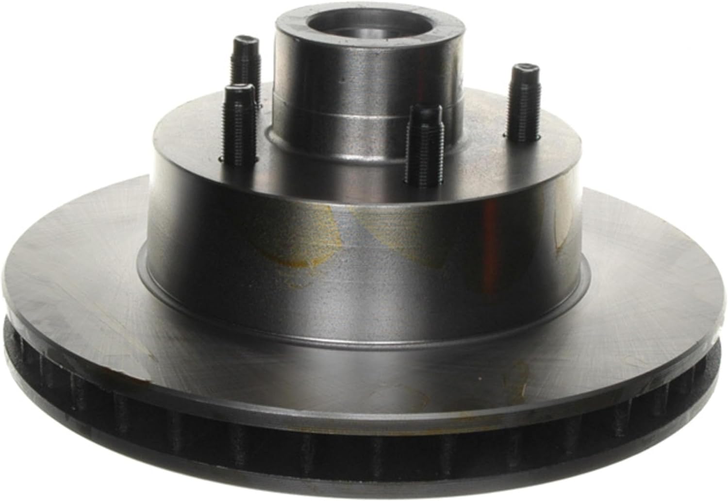 ACDelco Silver 18A14A (19286236) Non-Coated Front Disc Brake Rotor and Hub Assembly