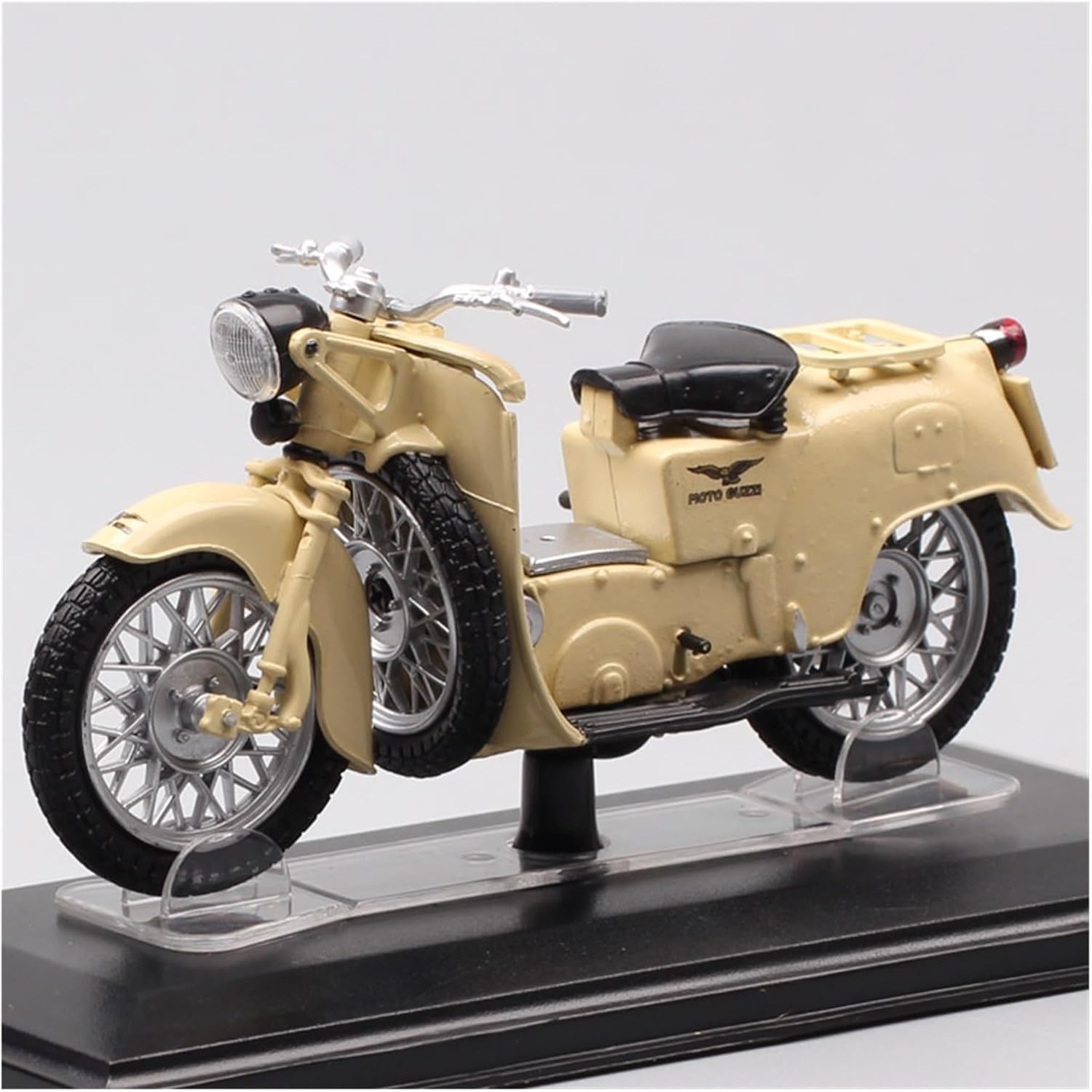 Mini Simulation Motorcycle Toys 1:24 for Moto Guzzi Moto Guzzi Galleto 192 Die-cast Metal Vintage Motorcycle Model Static Decoration Hobby Toys Adult for Boys