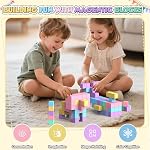 Magnetic Blocks Building Cubes for Toddlers, Classroom Must Haves Creative Learning Kids Gifts, Preschool Montessori Sensory Magnet Toys for Boys and Girls Ages 3 4 5 6 (45PCS)