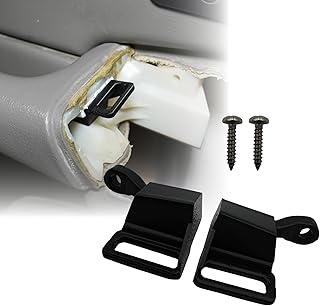 Bolt On Door Armrest Repair Kit for 2003-2007 Silverado, Sierra, Tahoe, Yukon | Secure-Mount Switch Panel Bracket Uses Factory Screw Point for No Wiggle Fix (Black)