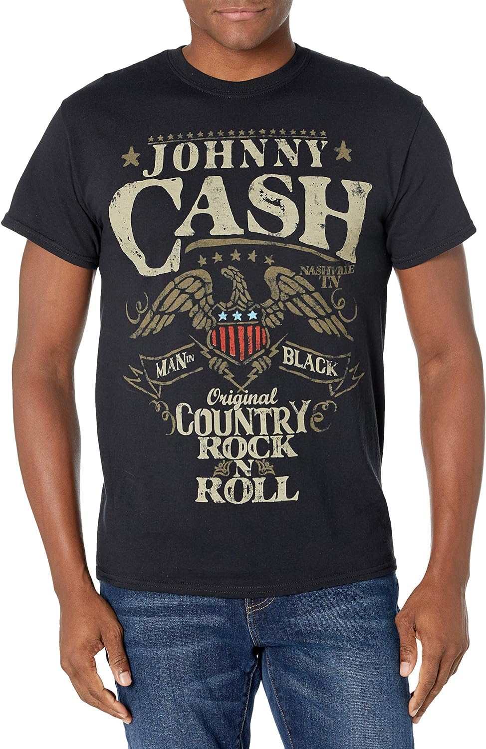 Johnny Cash Official Country Rock N Roll T-shirt