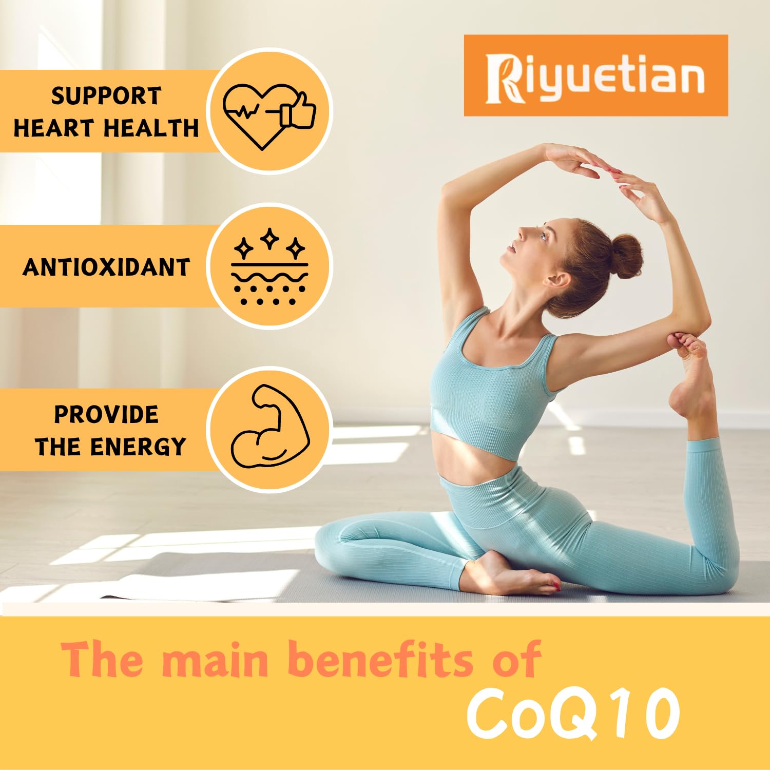 COQ10 Gummies - CoQ10 500mg + Omega-3 EPA/DHA + Magnesium Glycinate + Zinc Citrate, to Support Heart Health, Energy Production, Immune System & Mineral Absorption, 30 Servings — Amazon image 4
