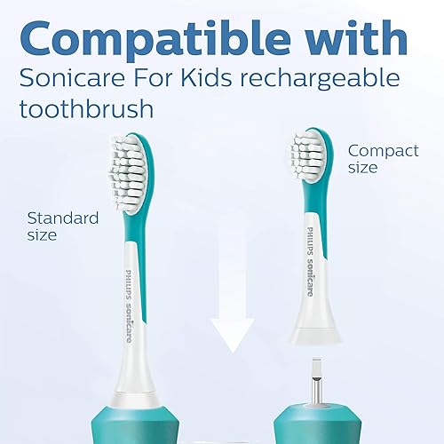 Miniatura 5 de Cabeza de cepillo dental para niños Philips Sonicare 2 piezas Estándar