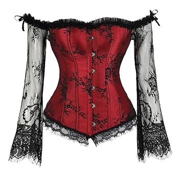 トップス elfelfelfarchives LONG SLEEVE corset Dazzling Chic Long Sleeve Rhinestone Corset | Windsor