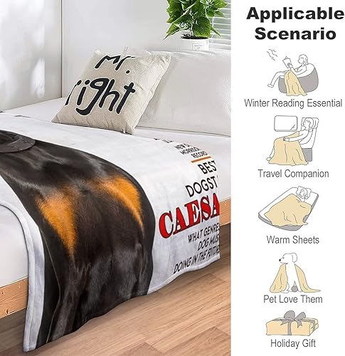 Miniatura 4 de Manta personalizada de retrato de perro, mantas personalizadas para perros con fotos y nombre, manta de forro polar con imagen, regalos para los