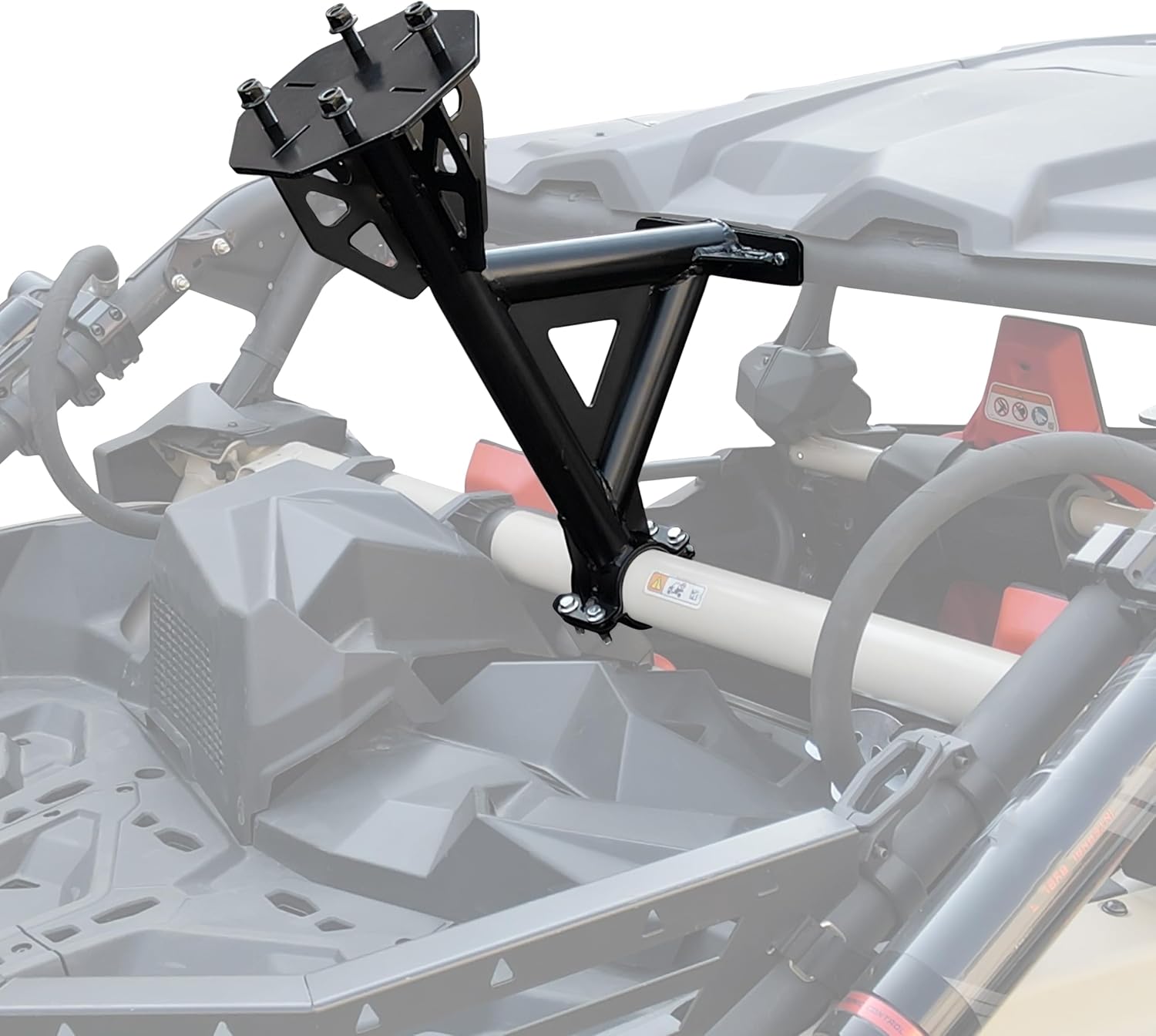 SAUTVS Heavy Duty Rear Spare Tire Carrier Mount Rack Holder for Can-Am Maverick X3 XDS XRS MAX Turbo RR 2017-2026 Accessories