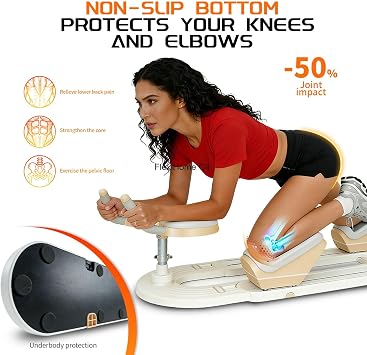 Twist Crawler V1, Spinal Decompression Machine, Detachable Spine Twist and Stretch Trainer, Adjustable Back Stretcher Machine for Lower Back Pain Relief, Leg Stretching & Core Activation