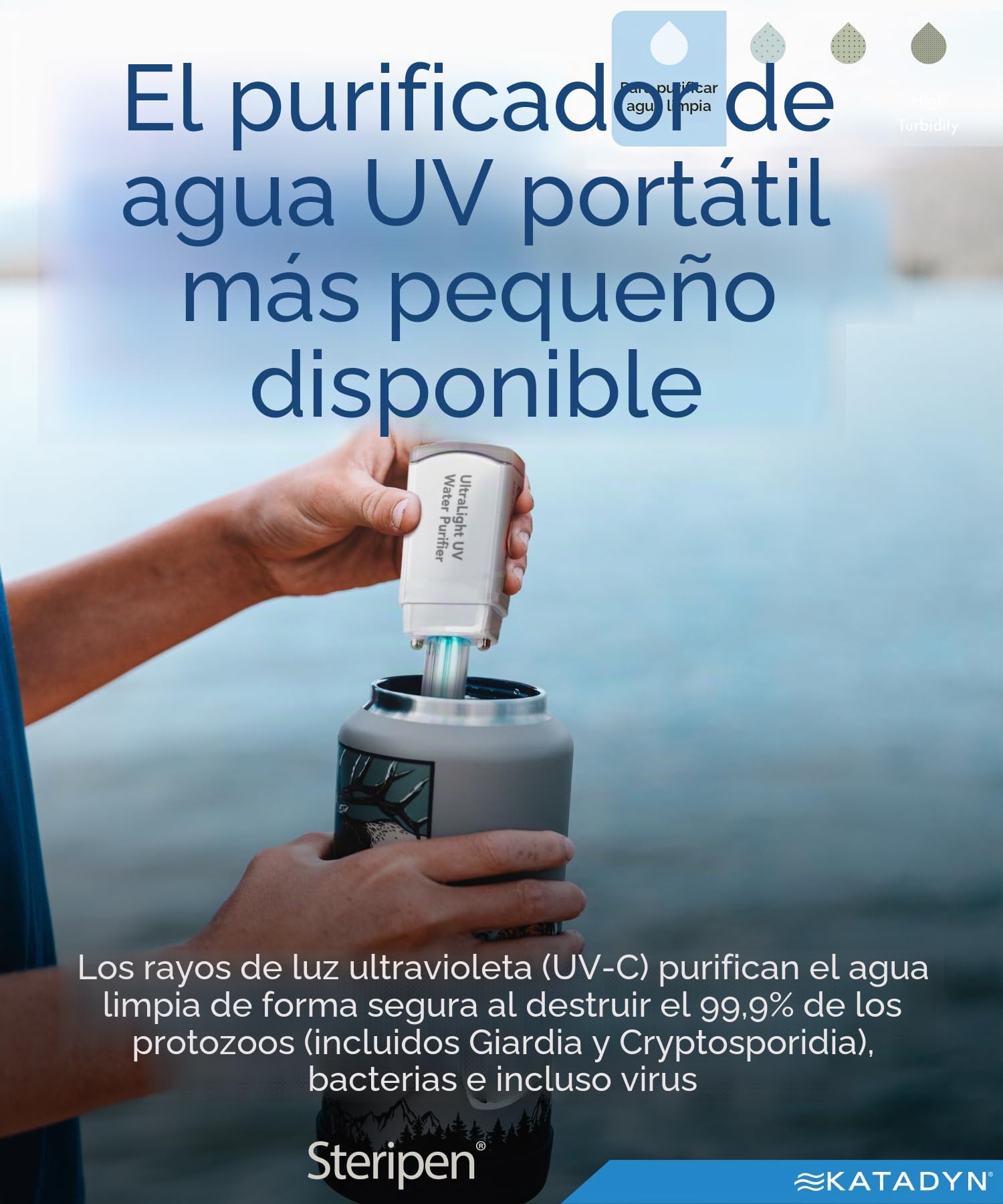 Ultralight potabilizador de agua UV SteriPEN®