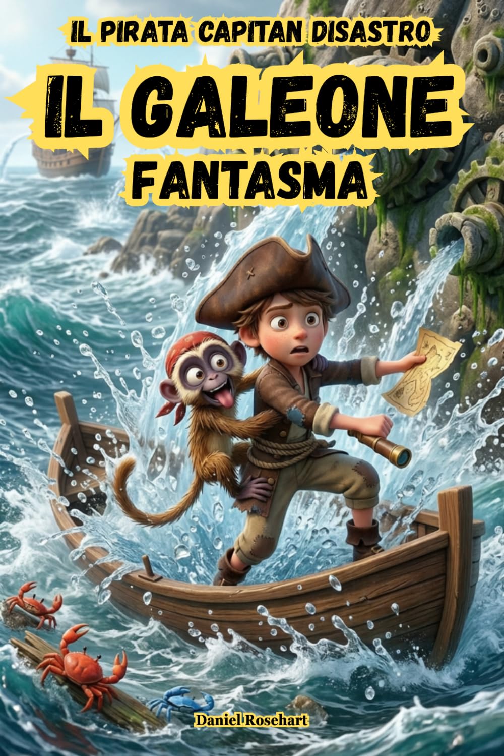 Il Pirata Capitan Disastro - Il Galeone Fantasma: Un’avventura per ragazzi tra misteri, mappe del tesoro, buffi pirati pasticcioni e divertenti peripezie in alto mare. Libro per ragazzi 9-12 anni