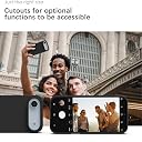 YATWIN Silicone Case for iPhone 17 Air, Soft-Touch, Shockproof, DustProof, Antiskid Phone Cover for Apple iPhone 17 Air - Black gallery image
