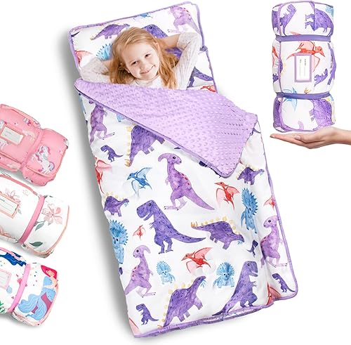 Tapete para siesta para niños pequeños con almohada y manta de forro polar, tapete de siesta de 55 x 23 x 2 pulgadas para niños pequeños, tapete Tapete para siesta para niños pequeños con almohada y manta de forro polar, tapete de siesta de 55 x 23 x 2 pulgadas para niños pequeños, tapete