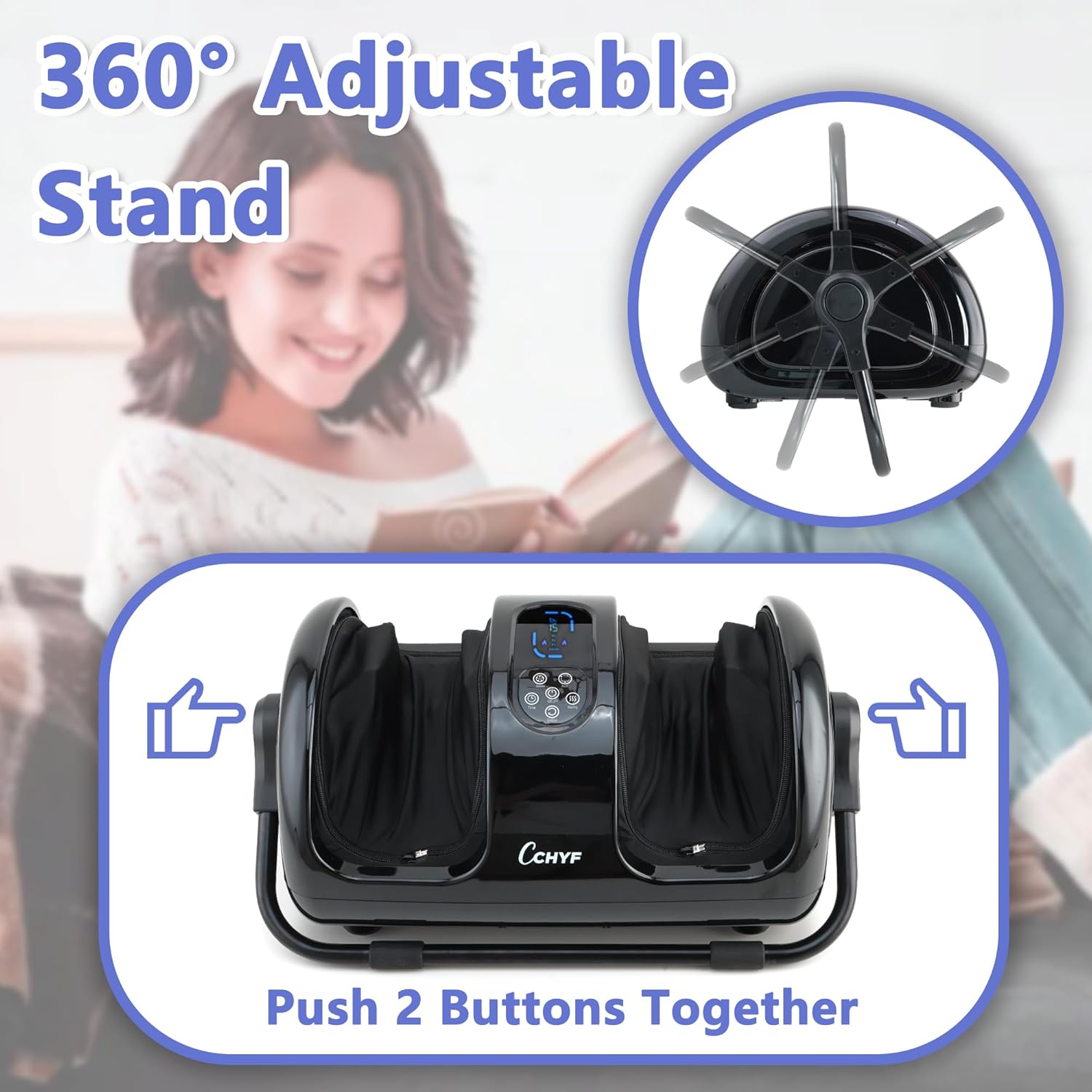 Cchif shiatsu foot cargo massage of warm feet, foot massage for planter fasciaitis, pain relief and heat therapy, ankle massage/ankle massage knot Cchif shiatsu foot cargo massage of warm feet, foot massage for planter fasciaitis, pain relief and heat therapy, ankle massage/ankle massage knot