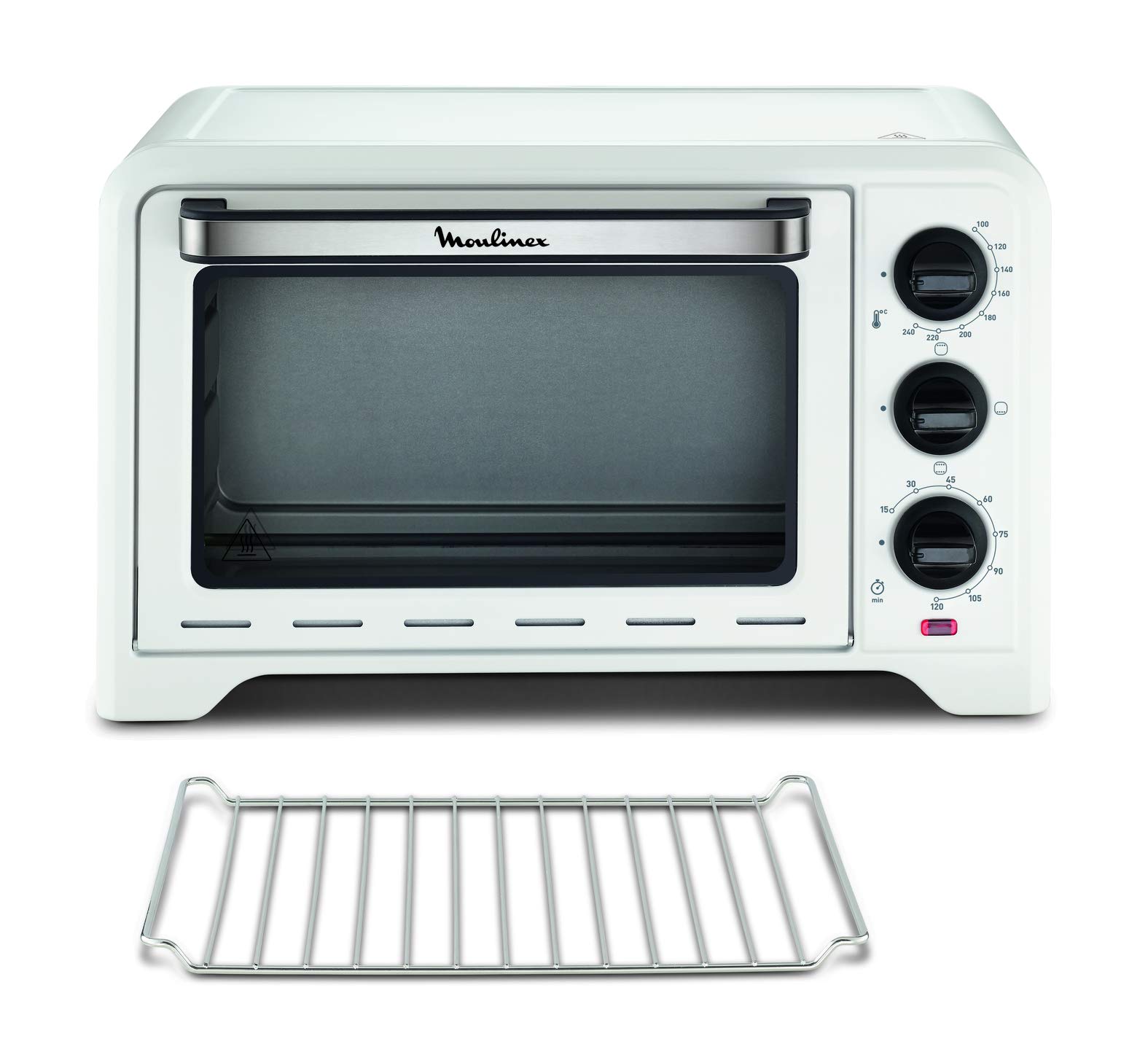 Moulinex Four Compact Optimo 19 L - Design Vintage, 3 Modes de Cuisson