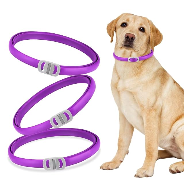 Foto 6 de 7 de Collar calmante para perros, 3 paquetes de alivio de la ansiedad del perro