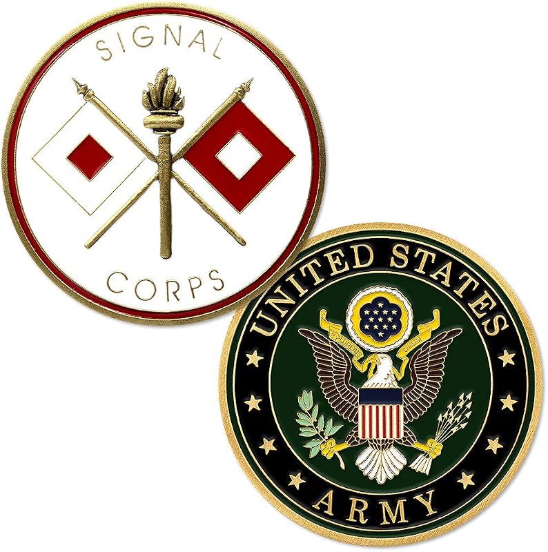 U.S. Army Signal Corps Challenge Coin