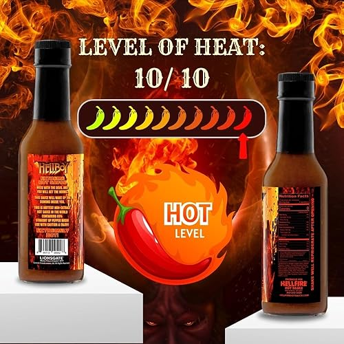 Miniatura 3 de Con licencia oficial de la película Hellboy 2019. "EXTREME" Mess with the Devil and you will get the horns! Esta salsa despertará a los demonios