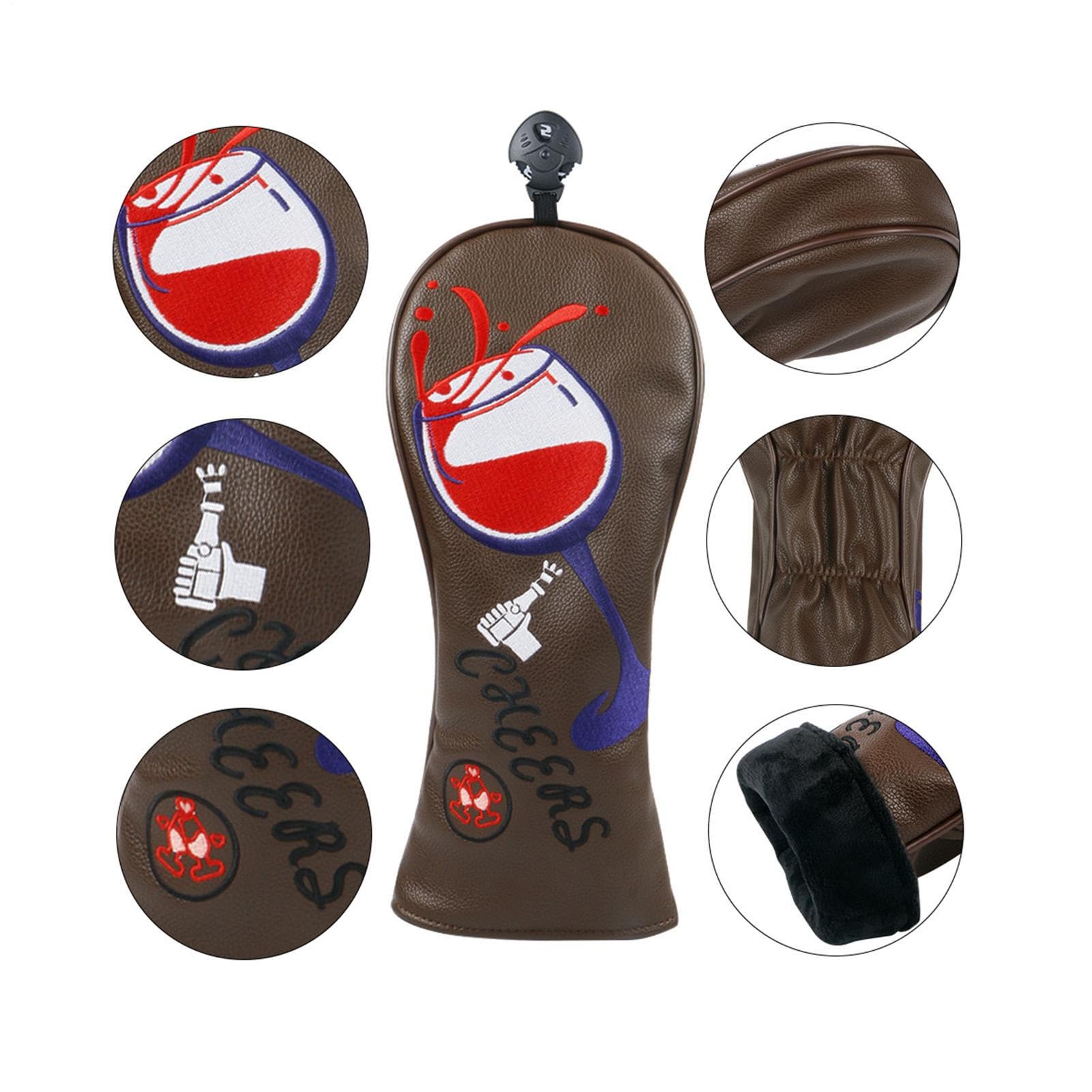 Wood Golf Club Cover - Golf -Headcover -Set, Driverclub Covers
