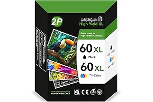 HP 60XL Ink Cartridge Combo Pack Color and Black