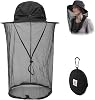 Flammi Mosquito Net Hat Safari Hat UPF 50 Sun Protection Boonie Hats for Men with Neck Flap Fishing Hiking Hat for MenWomen