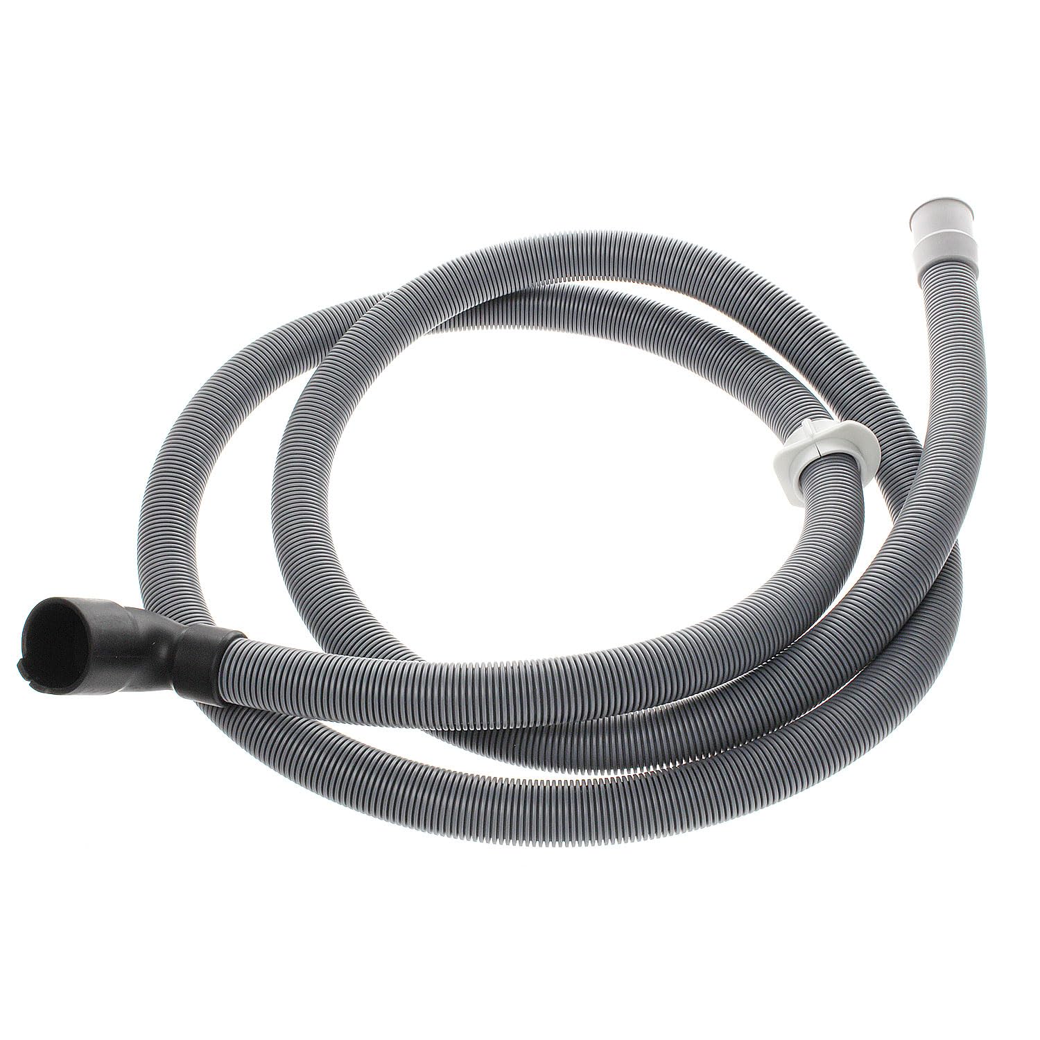 Reliapart Original Dishwasher Drain Outlet Hose (1.93M) Compatible For Aeg Selected Models Flexible Corrugated Replacement With Elbow Connector 140003571019 Leak-Resistant Fit For Kitchen Dishwashers