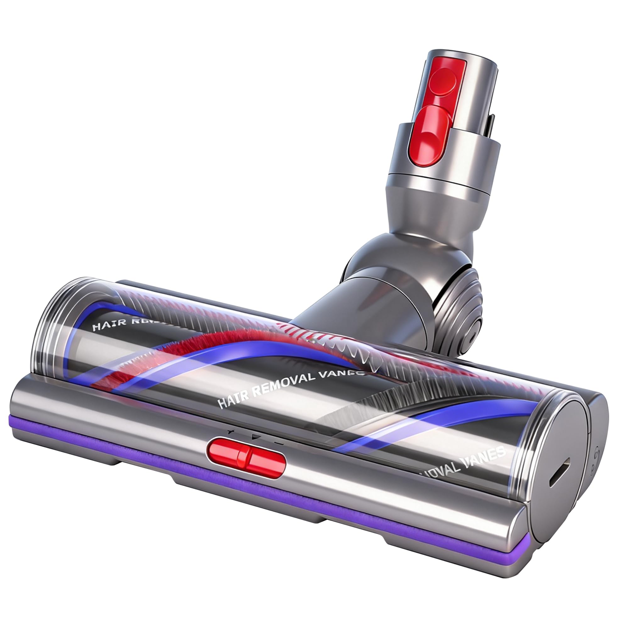 Upgrade V11 Cepillo High Torque para Dyson V7 V8 V10 V11 V15 - Cabezal de Cepillo Anti-Enredos Motorbar con Aspiración Ajustable - Recambio de Cepillo Motorizado para Suelos Duros y Alfombras