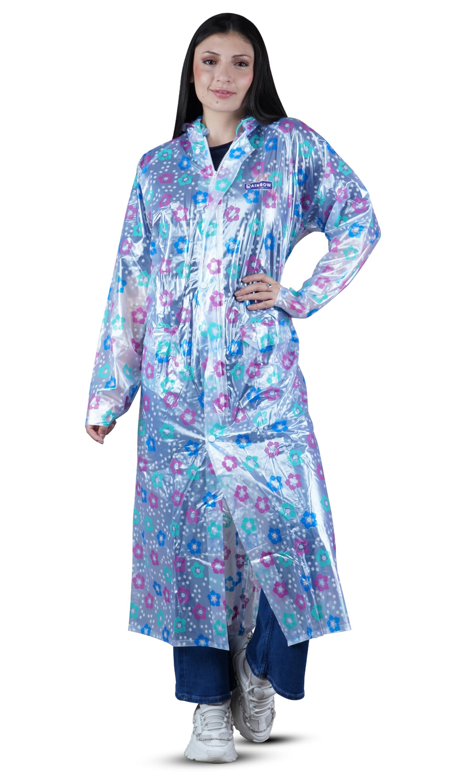 chacko Raincoat for Women Waterproof Raincoat With Hood, And Carrying Pouch For Ladies_Pack of 01-picture-39