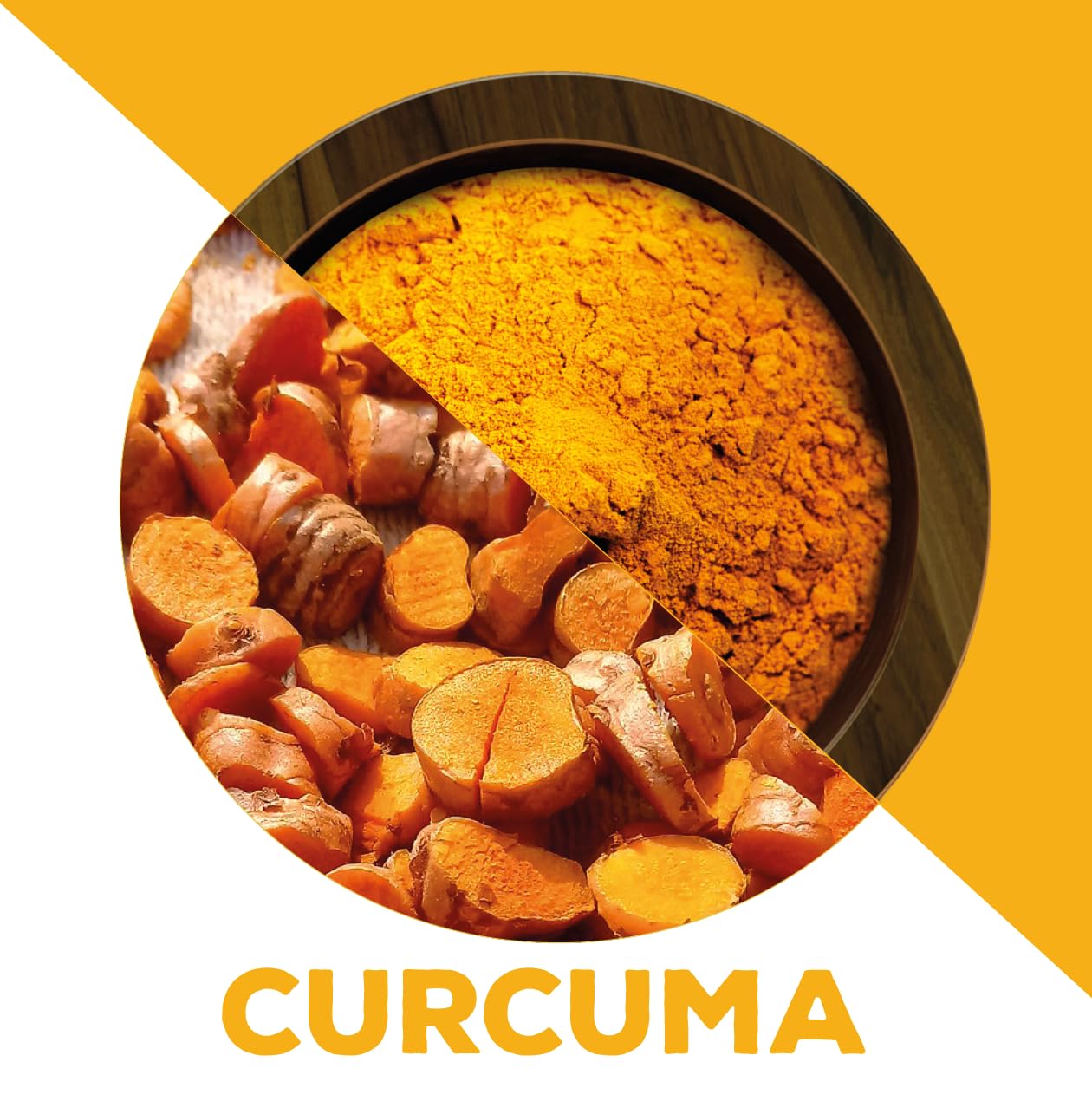 La Brigade des Épices - Curcuma en poudre 5% de curcumine - 250 g – 100% Naturel - Végétalien & Sans gluten – Conditionné en France