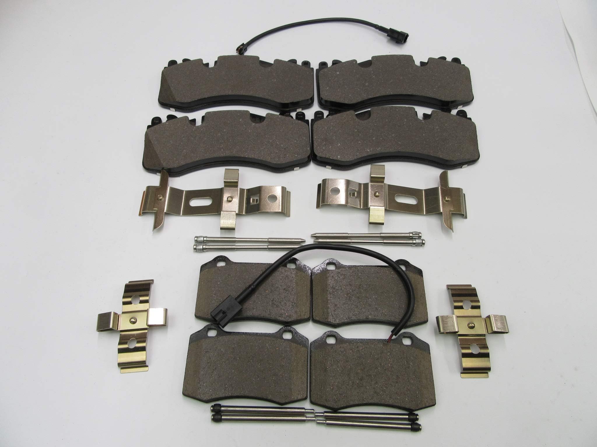 front rear brake pads LOW DUST replacement for Maserati Quattroporte V8 Gts #612