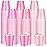 Roshtia 100 Pack 2 oz Christmas Plastic Shot Cups, Mini Disposable Shot Glasses 2 oz Party Cups for Wedding Christmas Winter Party, Beer Taste Serving, Snacks(Multiple Pink)