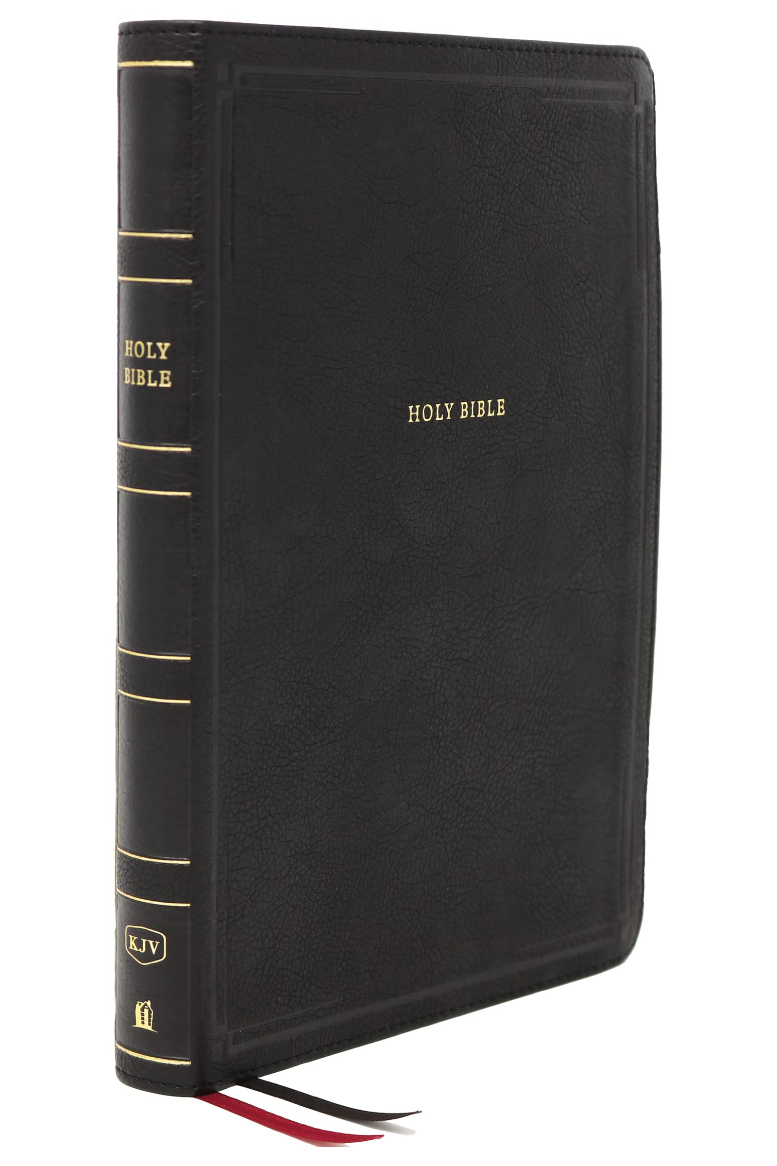 KJV Holy Bible: Giant Print Thinline Bible, Black Leathersoft, Red Letter, Comfort Print: King James Version: Holy Bible, King James Version