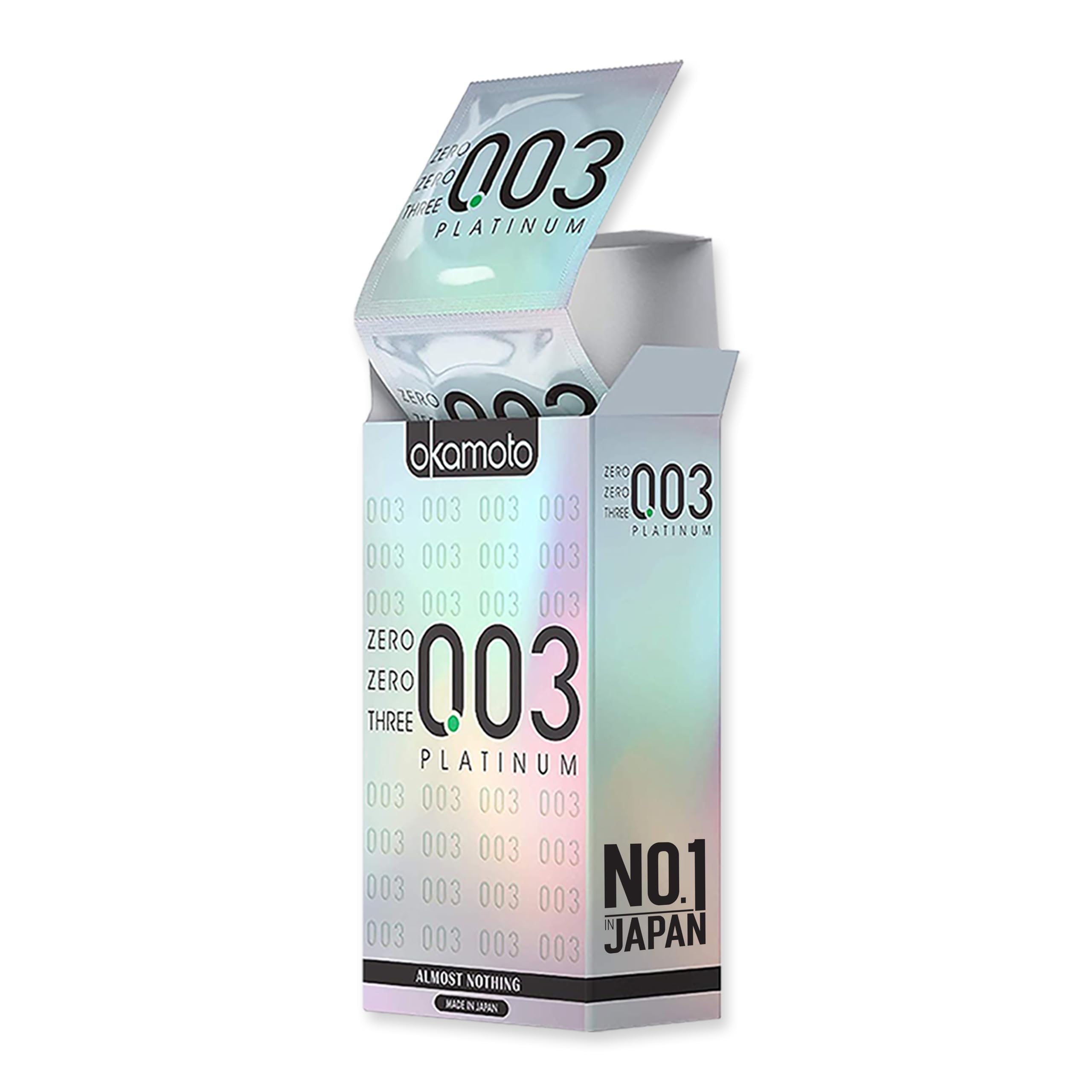 Okamoto Condom 0.03 Platinum Condoms 10p by OKAMOTO