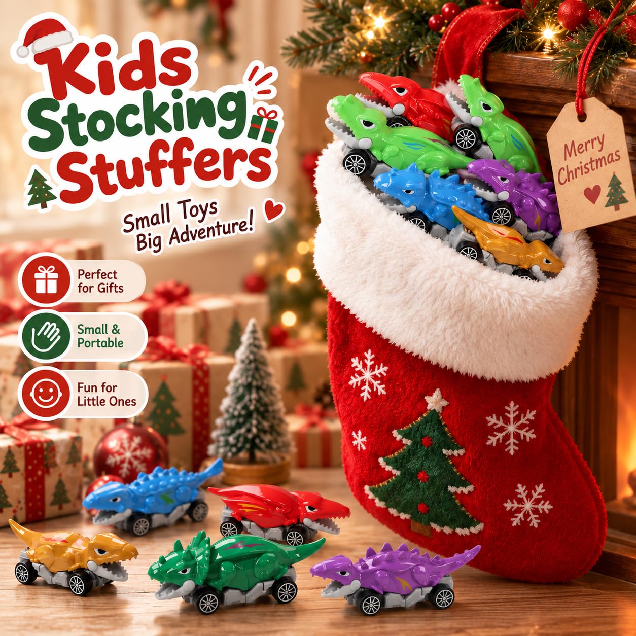 Dinosaur Cars Toys for Boys - 6 Pack! -3 Dinosaur Cars Toys for Boys - 6 Pack! -3