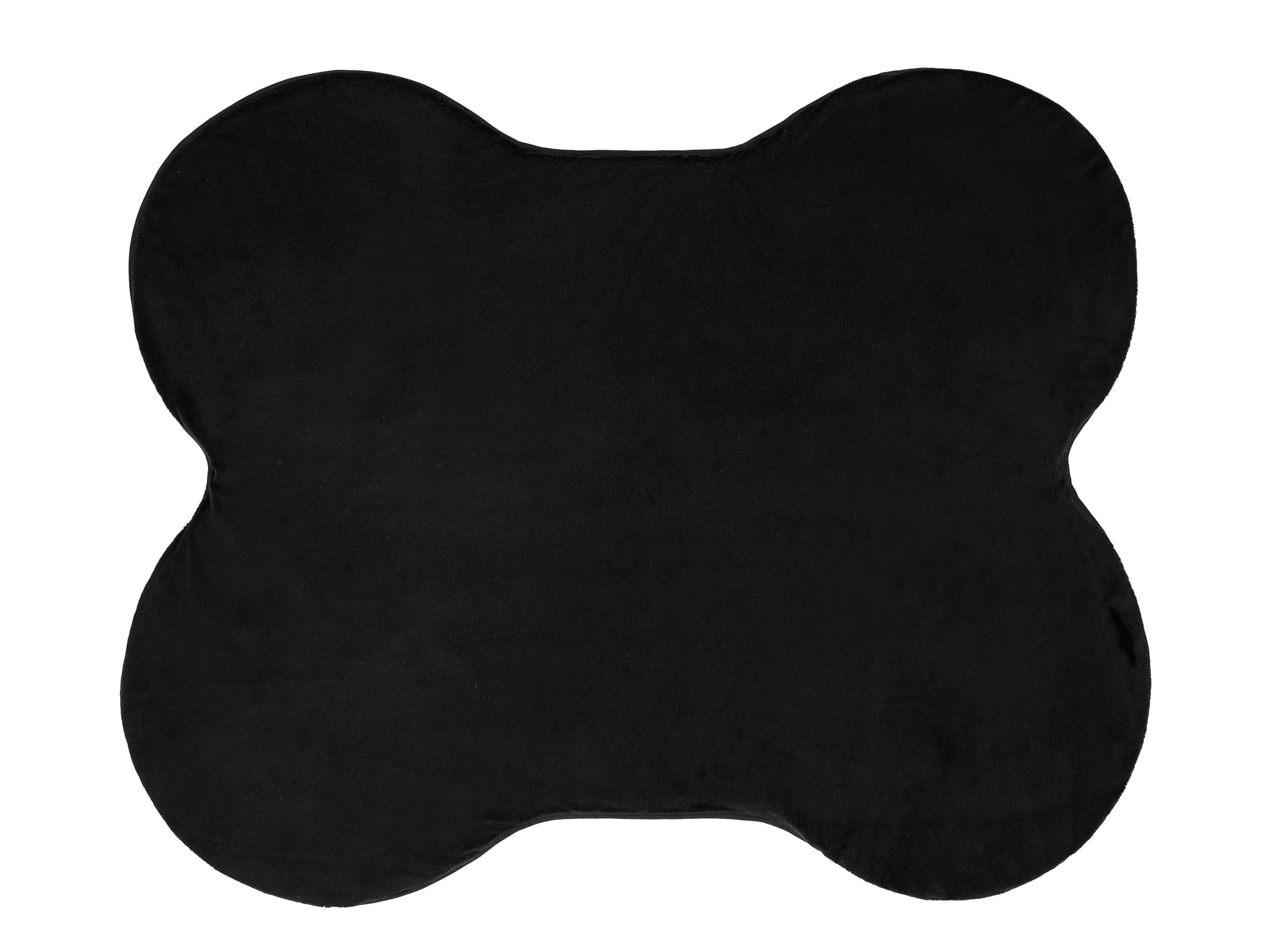 Colchoneta para perros, colchón, cojín, cojín para perros, cama para mascotas, sofá, cama para animales, cama suave, tamaño: L – 105 x 80 cm, color negro