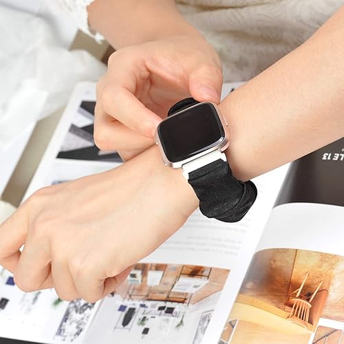 Miniatura 61 de TOYOUTHS - Bandas elásticas para Fitbit Versa/Versa 2/Versa Lite, edición especial para mujeres, niñas, elásticas, de tela, estampadas, de repuesto