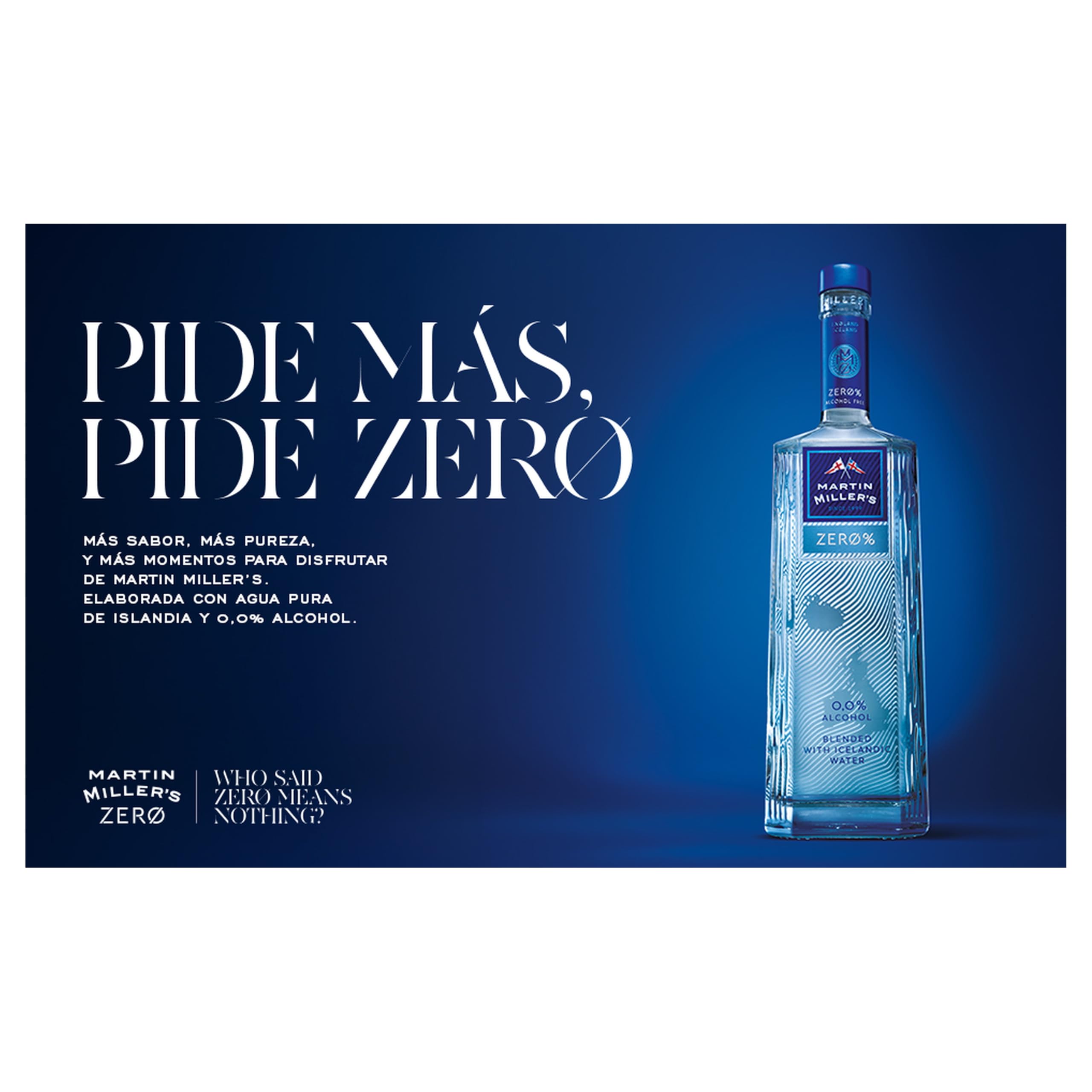 gin sin alcohol Martin Miller's 0% Zero Alcohol bebida sin alcohol selección gourmet 3 botellas 70 cl
