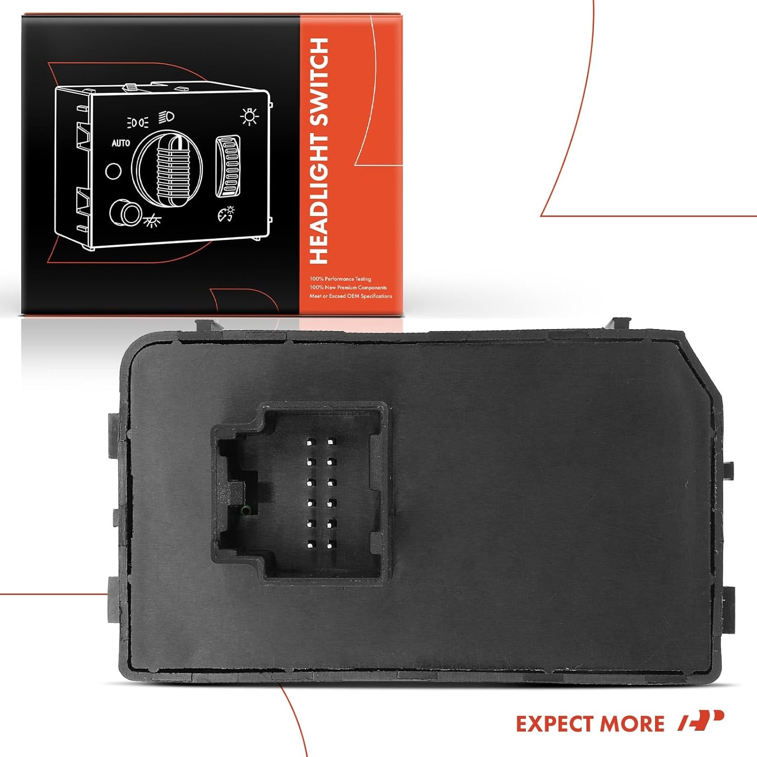 A-Premium Headlight Switch Instrument Panel Headlamp Dimmer Switch Compatible with Chevrolet Silverado 1500/Tahoe/Suburban 2015-2017 & GMC Sierra 1500 2014-2018, Yukon/Yukon XL 2015-2019