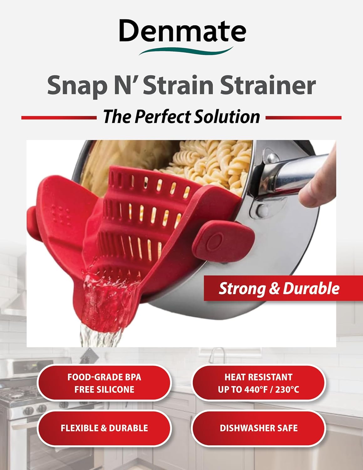 Adjustable Clip-On Colander