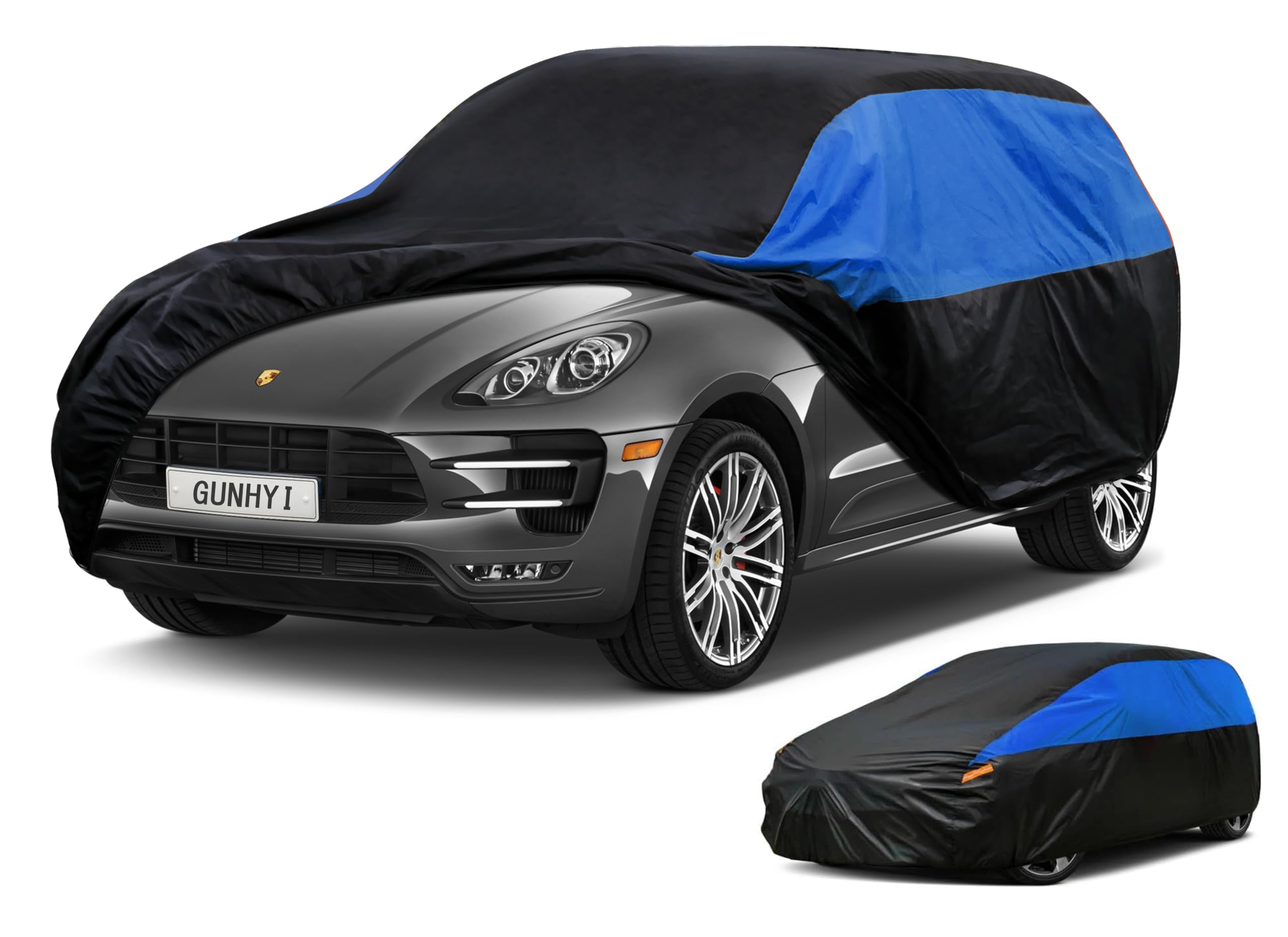 GUNHYI Car Cover Custom Fit Macan Waterproof All Weather, Lightweight Full Car Cover Outdoor Sun UV Rain Dust Snow Wind Protection.