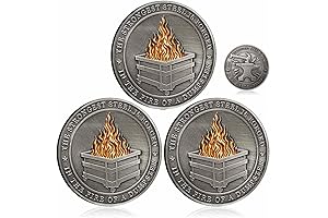 Dumpster Fire Challenge Coin - Commemorative Coin Funny Souvenior Gift