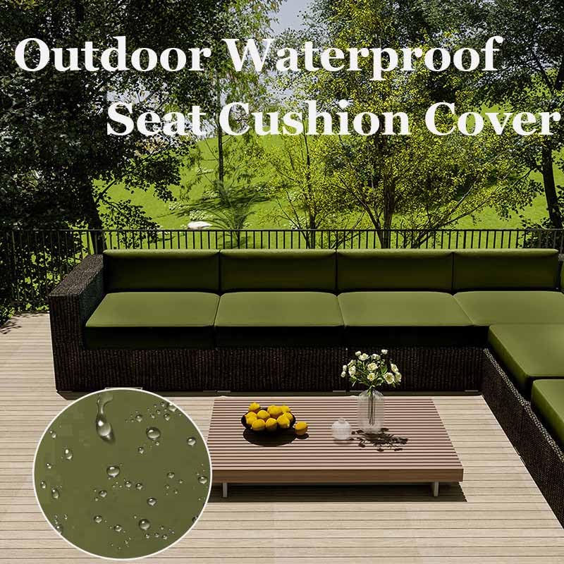 Housse de coussin de rechange imperméable 60x60 pour rénover un canapé en rotin
