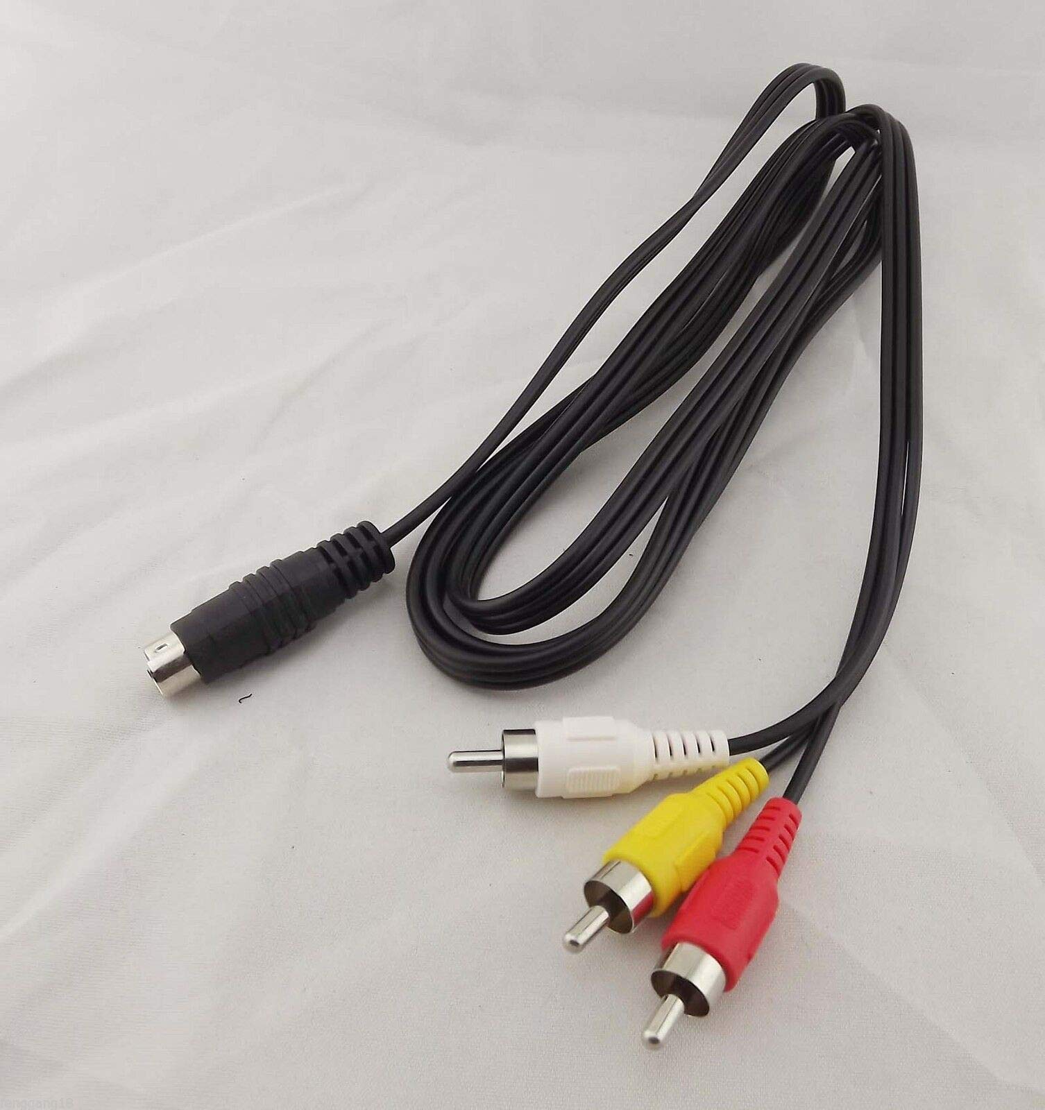 Connector and Terminal 7 Pin S Video to 3 RCA TV Male Cable Lead for Laptop PC Audio Computer Connector